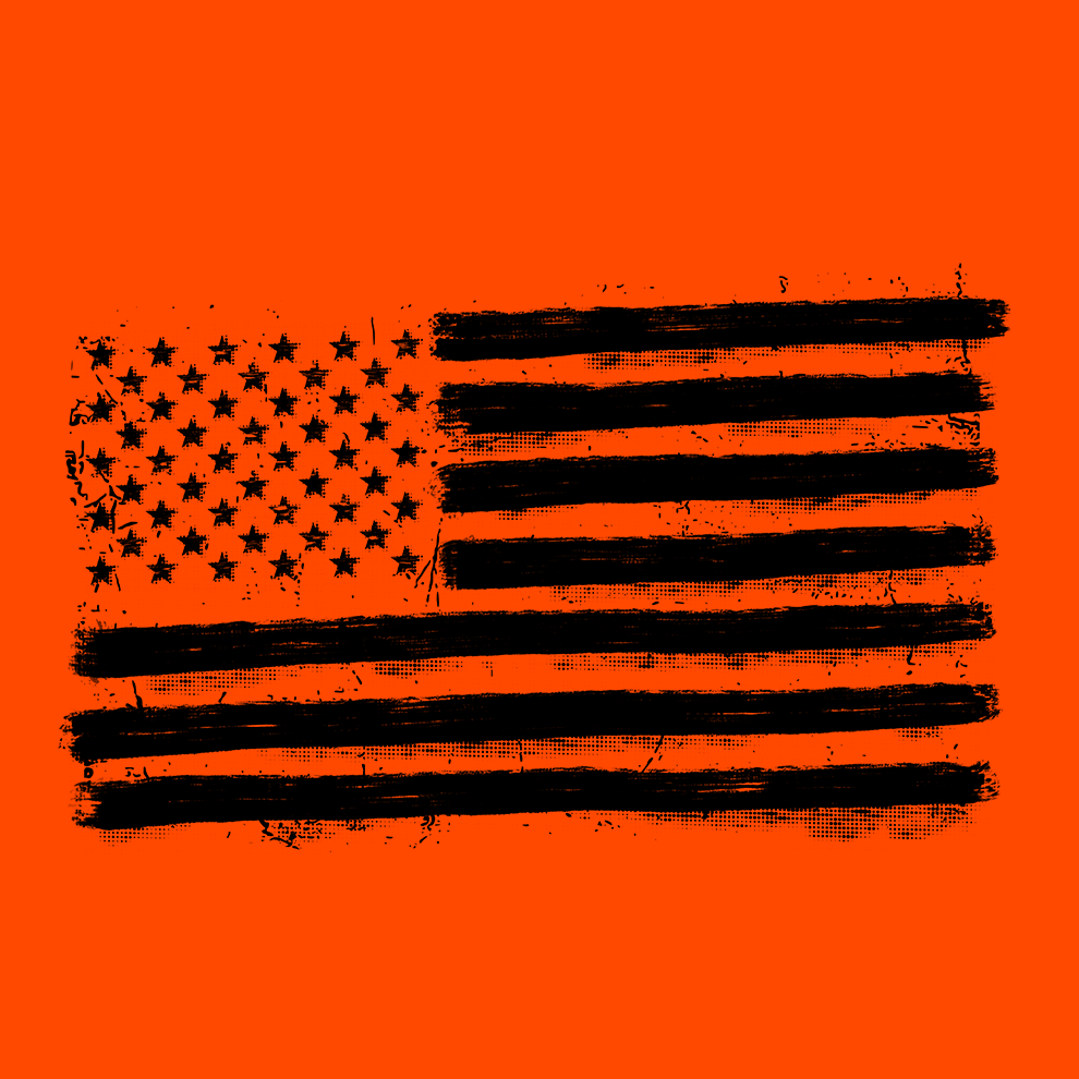 Old Glory - Safety Yellow Hi-Vis T-Shirt